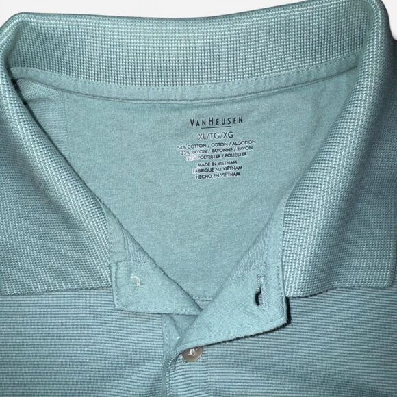 NWOT - Van Heusen Turquoise Polo Shirt (Mens XL) - Picture 4 of 6